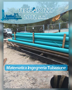 formula matematica tubazione verticale pozzi acqua tecnopozzi2002 roma